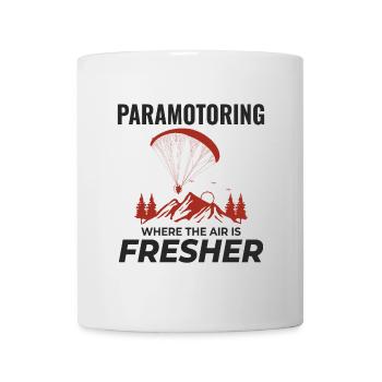Paramotor Pilot Paramotoring Powered Paraglider - Mug - white - Front