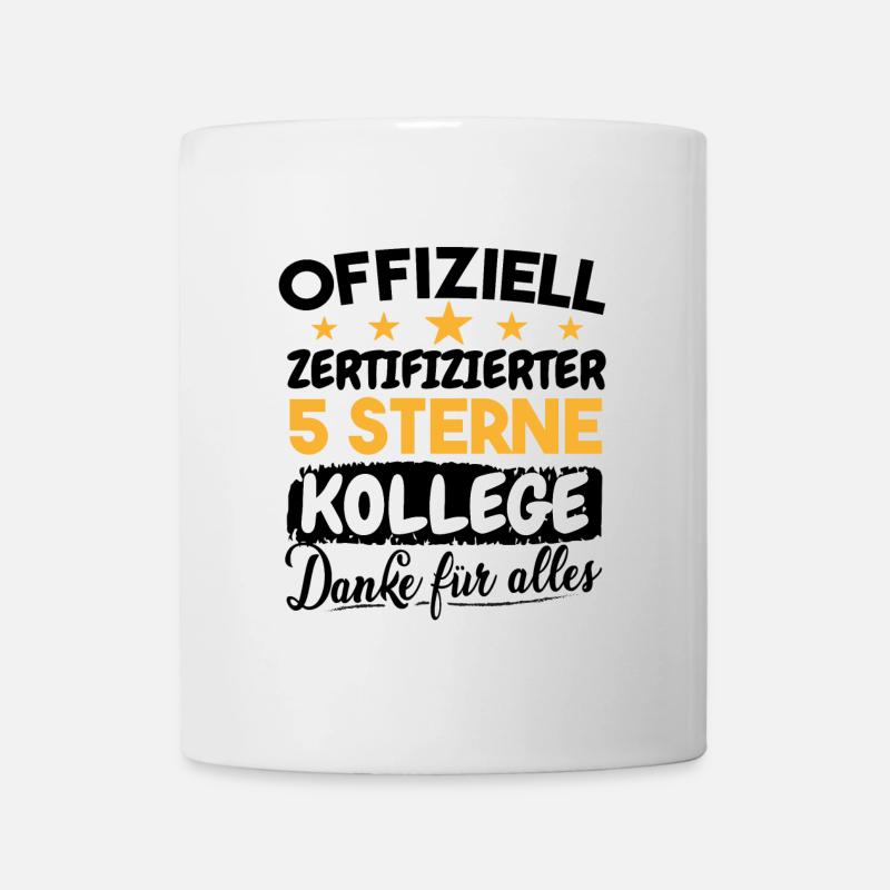 Abschied Kollegen Jobwechsel Mitarbeiter Geschenk - Tasse - Weiß