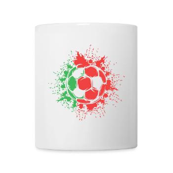 Portugal Fußball Explosion Fußballer Team Logo - Tasse - Weiß - Vorne