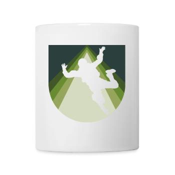 Parachutisme Base Jump - Mug blanc - blanc - Devant
