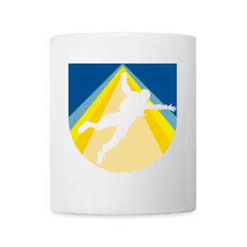 Parachutisme en chute libre - Mug blanc - blanc - Devant