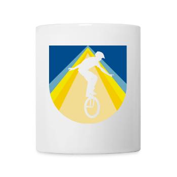 Unicycling Pedals Artist - Mug - white - Front