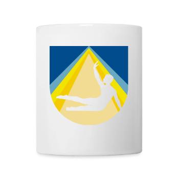Turnen Turner Gymnastiktraining - Tasse - Weiß - Vorne