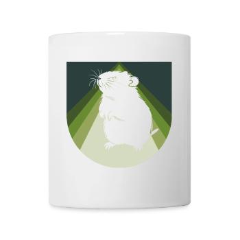 Nagetier Meerschweinchen - Tasse - Weiß - Vorne