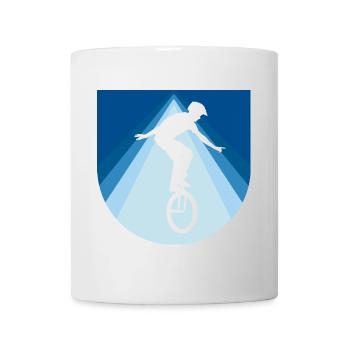 Unicycle Unicycling Pedals - Mug - white - Front