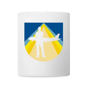 Airline Flugzeug Stewardess - Tasse - Weiß - Vorne