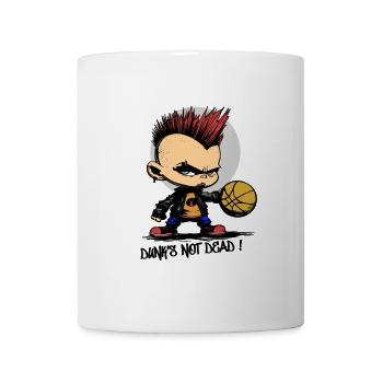 DUNK'S NOT DEAD ! (basketball, punk) - Mug blanc - blanc - Devant