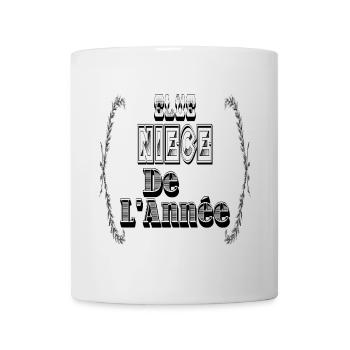 Elue Nièce Année - Mug blanc - blanc - Devant