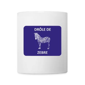 Seltsames Zebra - Tasse - Weiß - Vorne
