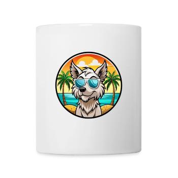Grand Griffon Vendeen Hunderasse Cartoon Sonnenbrille - Tasse - Weiß - Vorne