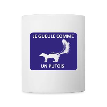 Ich schreie wie ein Iltis - Tasse - Weiß - Vorne
