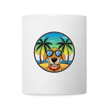 Transylvanian Hound Dog Breed Cartoon Sunglasses - Mug - white - Front