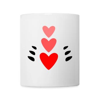 HEART. THANK YOU. MISTRESS. MASTER. THANK YOU MISTRESS. - Mug - white - Front