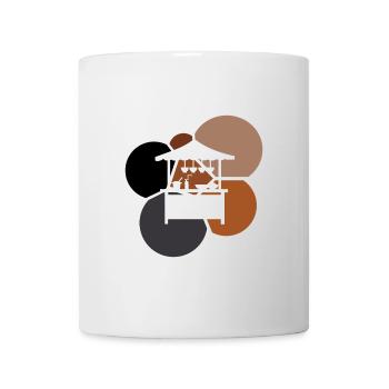 Snack savoureux restauration rapide - Mug blanc - blanc - Devant