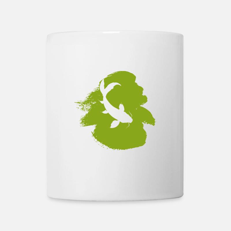 Koi Japan Fish Head - Mug - white