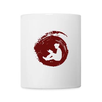 Leseratte Buch Writing - Tasse - Weiß - Vorne