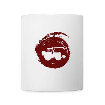 Farmer Ranch Combine Harvester - Mug - white - Front