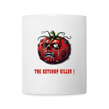 Le tueur au ketchup - Mug blanc - blanc - Devant