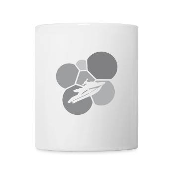 Wassersport Boot - Tasse - Weiß - Vorne