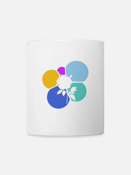 Blumenstrau Floristik - Tasse - Weiß