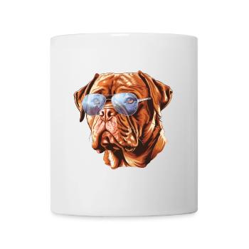 Dogue de Bordeaux, Dogue de Bordeaux, Chien - Mug blanc - blanc - Devant