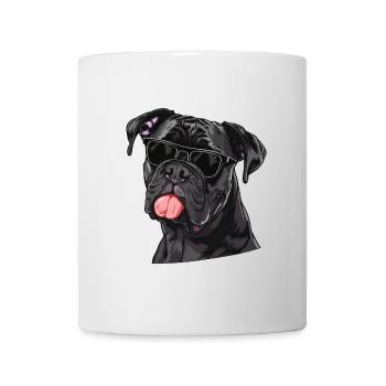 Cane Corso Italiano, Dog, Sunglasses, Summer - Mug - white - Front