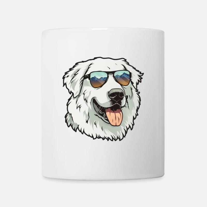 Pyrenäenberghund, Great Pyrenees, Hund - Tasse - Weiß