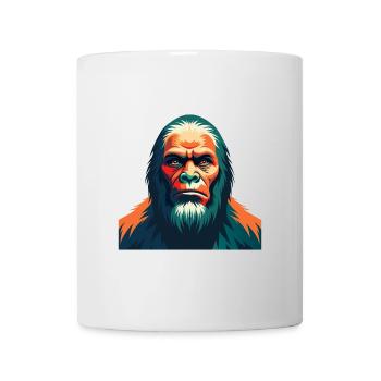 Big Foot Cartoon Character Colorful Pet Animal - Mug - white - Front