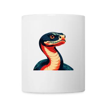 Anaconda Cartoon Character Colorful Pet Animal - Mug - white - Front