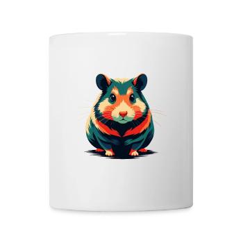 Hamster Cartoon Character Colorful Pet Animal - Mug - white - Front