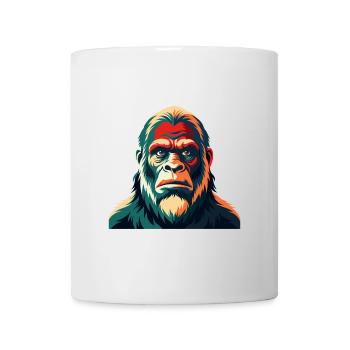Big Foot Cartoon Character Colorful Pet Animal - Mug - white - Front