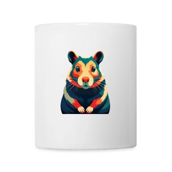 Hamster Cartoon Character Colorful Pet Animal - Mug - white - Front