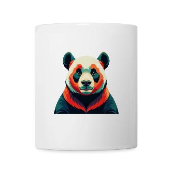 Panda Cartoon Figur Buntes Haustier Tier - Tasse - Weiß - Vorne
