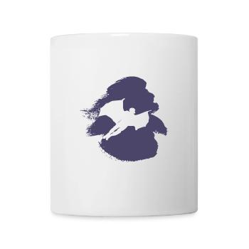 Wingsuit Combinaison de vol - Mug blanc - blanc - Devant