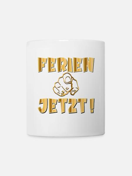 SOMMERFERIEN - WINTERFERIEN - FERIEN - Tasse - Weiß