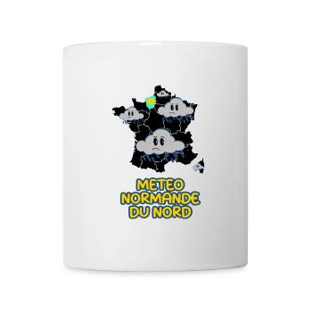 Wetter in der Nordnormandie - Tasse - Weiß - Vorne