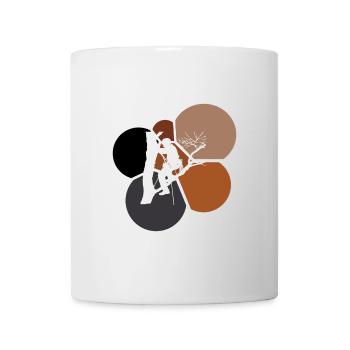 Ausruestung Klettern Kletterer - Tasse - Weiß - Vorne