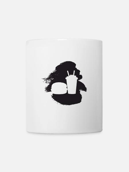 Burger Imbiss Mahlzeit - Tasse - Weiß