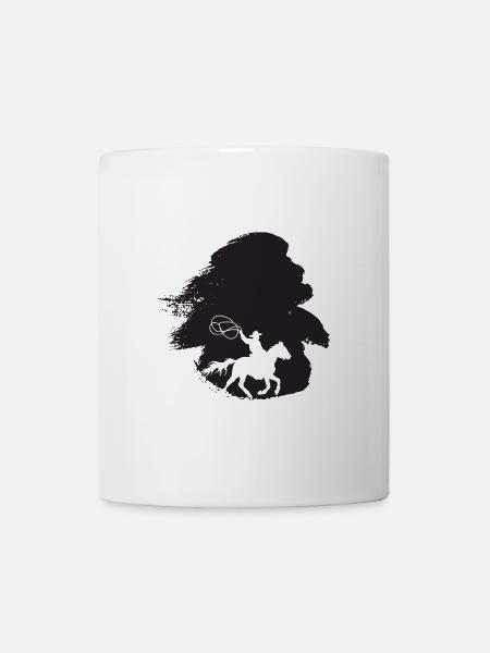 Cowboy Ranch Lasso - Tasse - Weiß