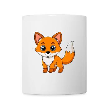 Fox Cute Mascot Cartoon Character Kawaii - Mug - white - Front