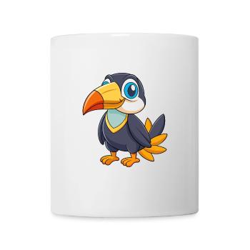 Toucan Cute Mascot Cartoon Character Kawaii - Mug - white - Front