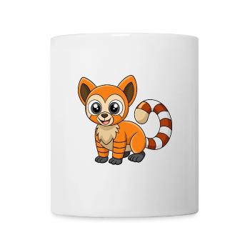 Lemur Cute Mascot Cartoon Character Kawaii - Mug - white - Front