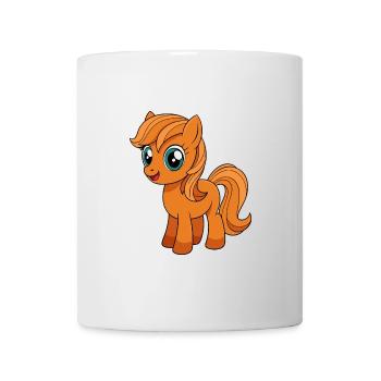 Pony Cute Mascot Cartoon Character Kawaii - Mug - white - Front