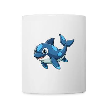 Orca Cute Mascot Cartoon Character Kawaii - Mug - white - Front