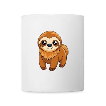 Sloth Cute Mascot Cartoon Character Kawaii - Mug - white - Front