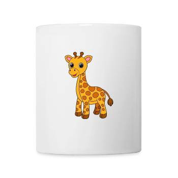 Giraffe Cute Mascot Cartoon Character Kawaii - Mug - white - Front