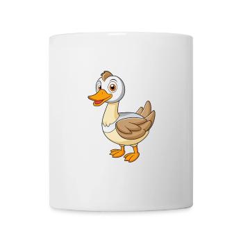 Goose Cute Mascot Cartoon Character Kawaii - Mug - white - Front