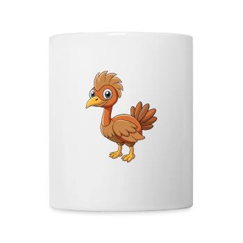 Emu Cute Mascot Cartoon Character Kawaii - Mug - white - Front