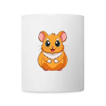 Hamster Cute Mascot Cartoon Character Kawaii - Mug - white - Front