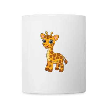Giraffe Cute Mascot Cartoon Character Kawaii - Mug - white - Front